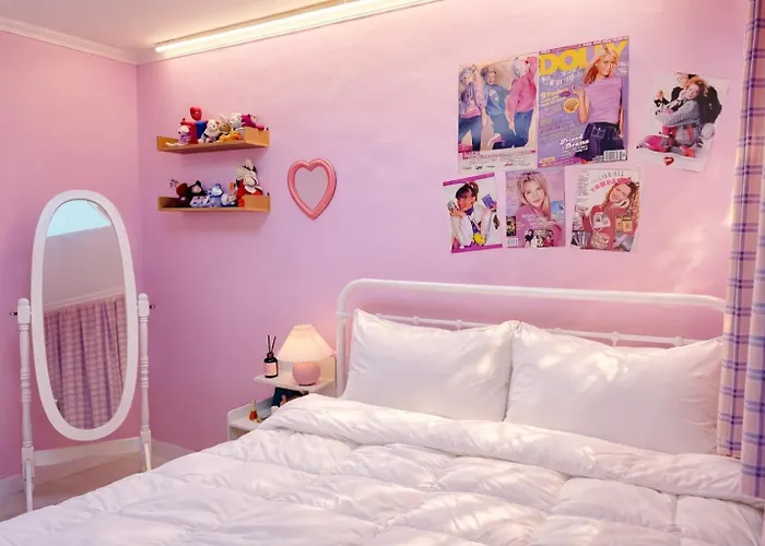 アパート Spacious 2br For 5 Near Sillim Pink & Cozy *